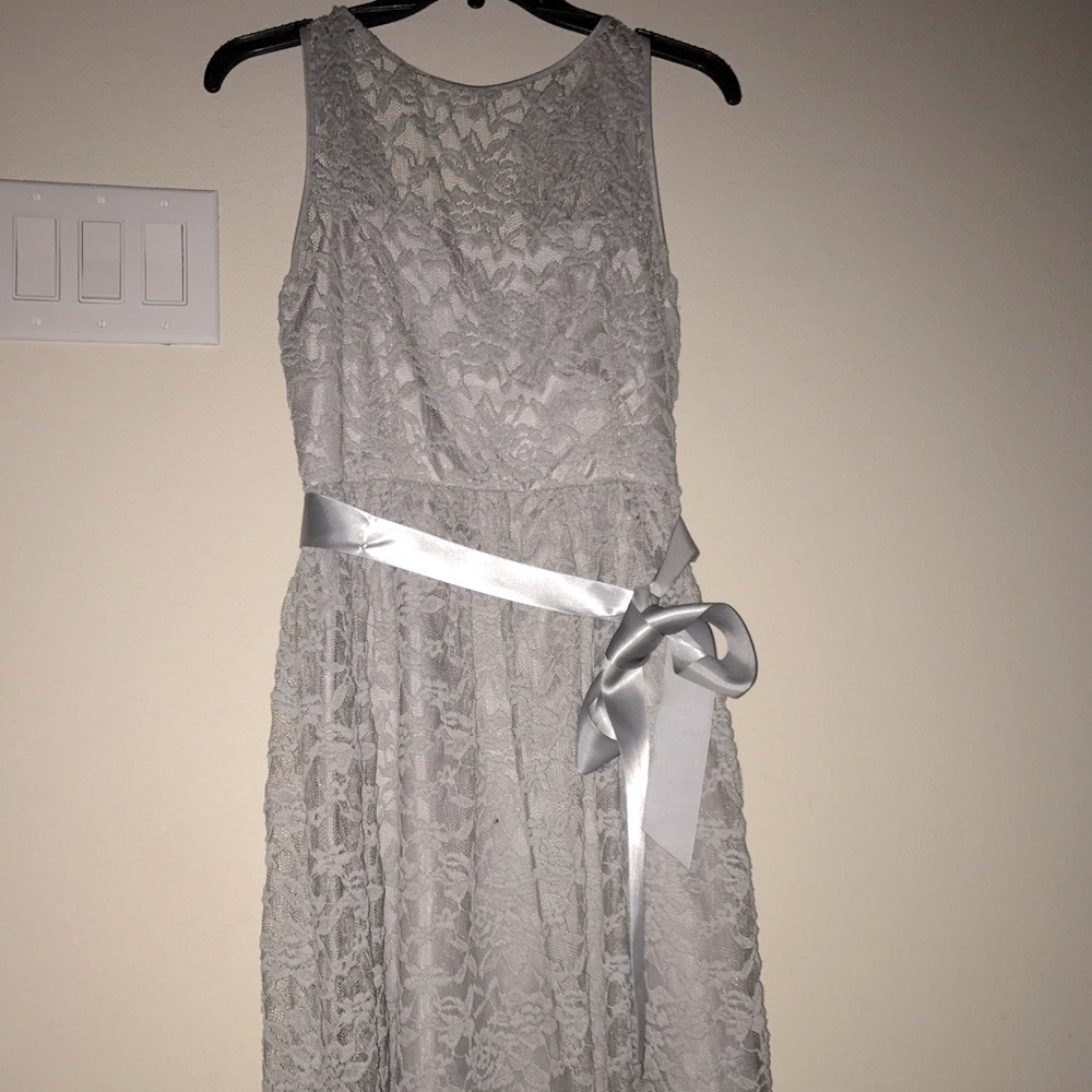 Silver formal dress✨